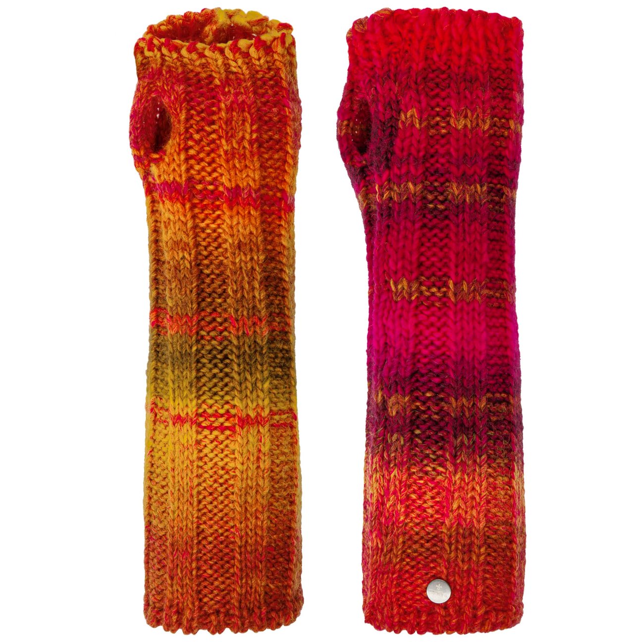 Lierys Women's Pink-Orange Kalalita Wrist Warmers By