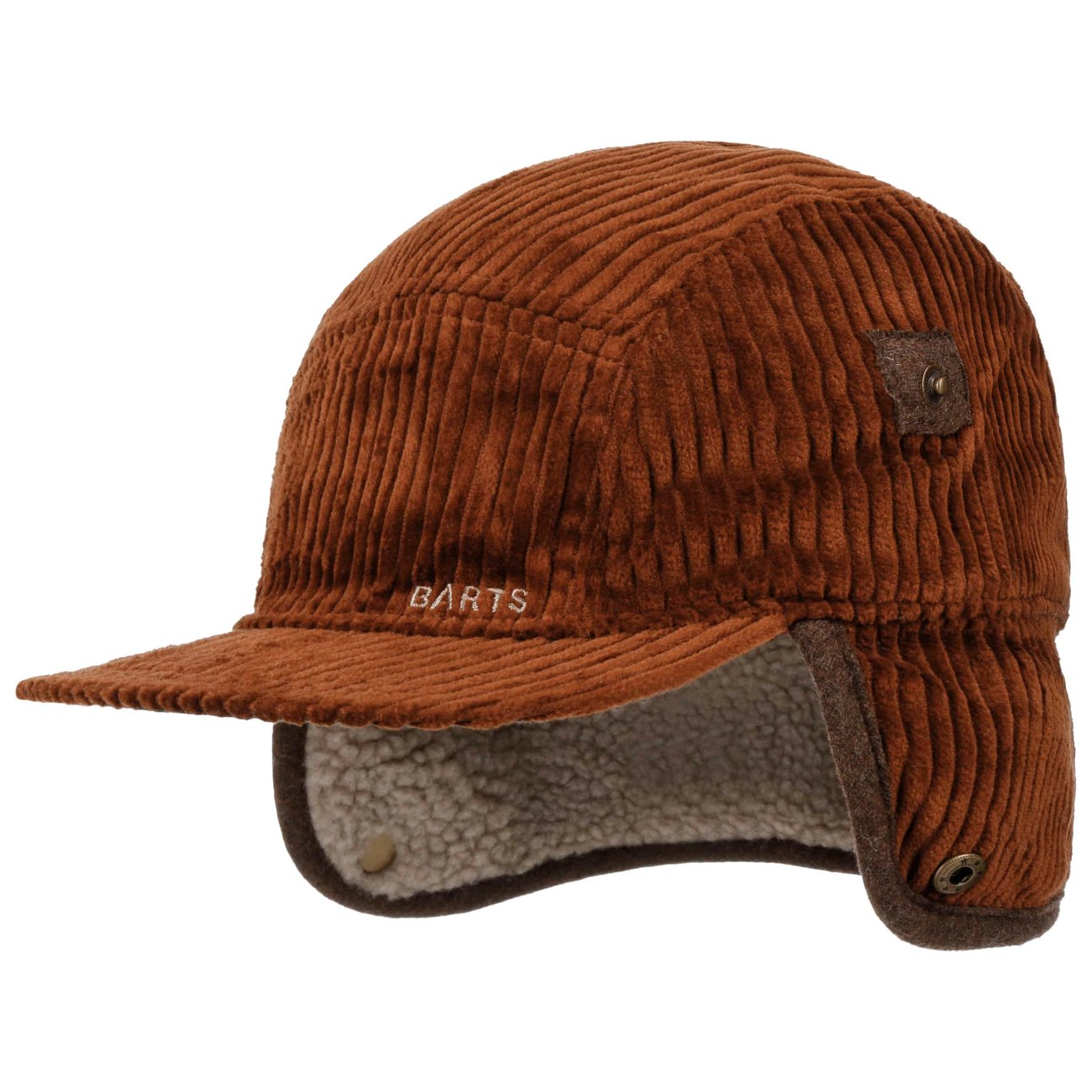 Barts Men's Rust Rayner Cap With Ear Flaps By