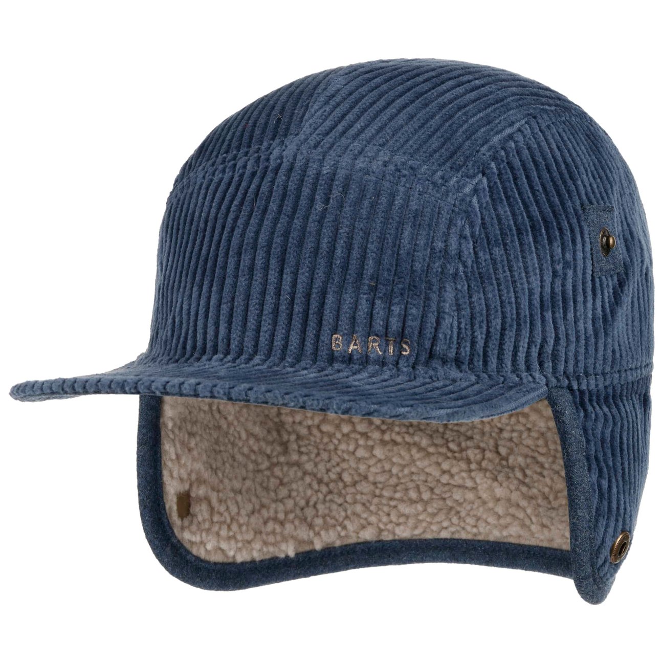 Barts Men's Blue Rayner Cap With Ear Flaps By