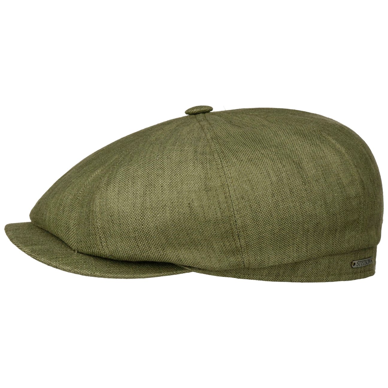 Stetson Women's Olive-Mottled Hatteras Classic Linen Flat Cap By