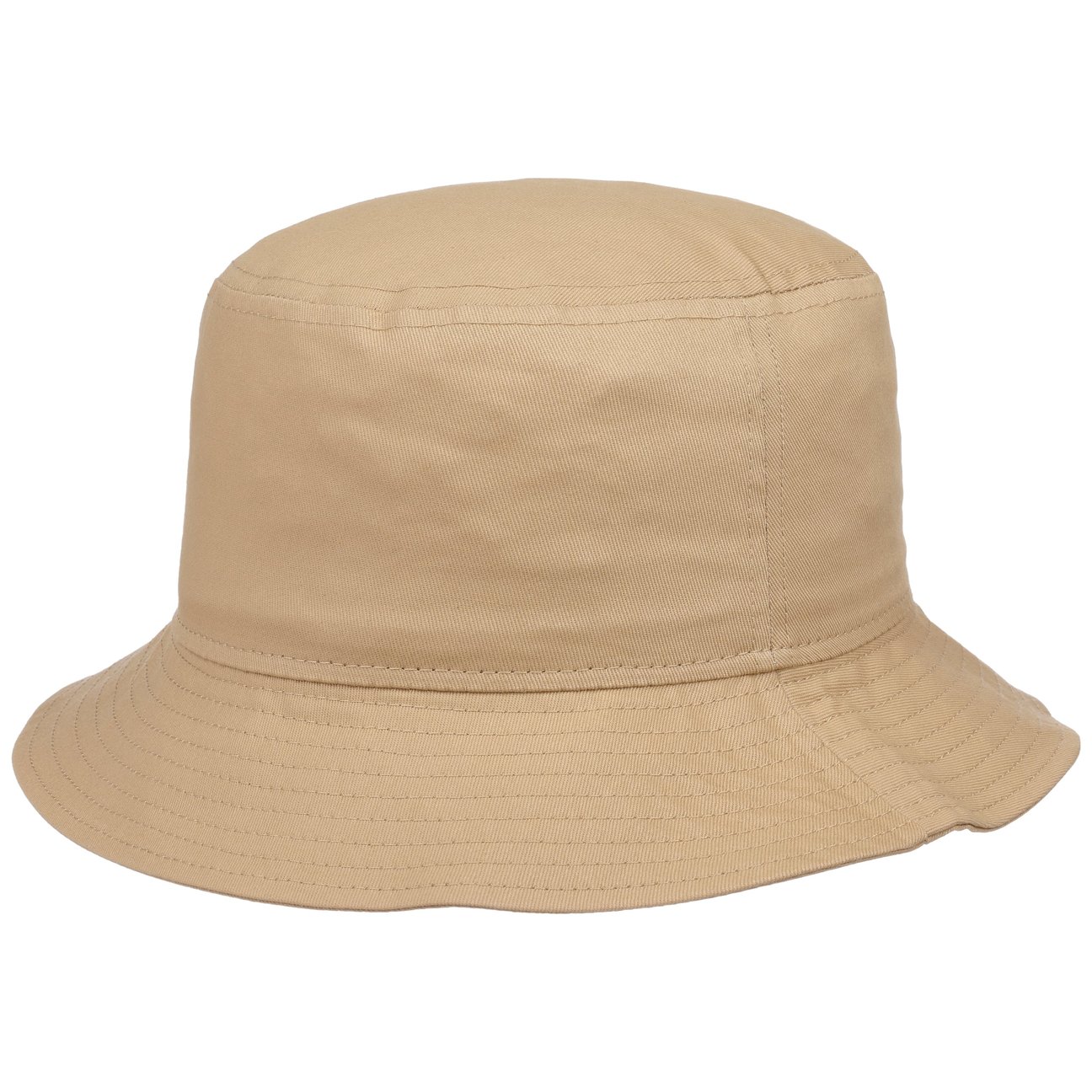Hatshopping.co.uk Women's Beige Uni Bucket Cotton Hat