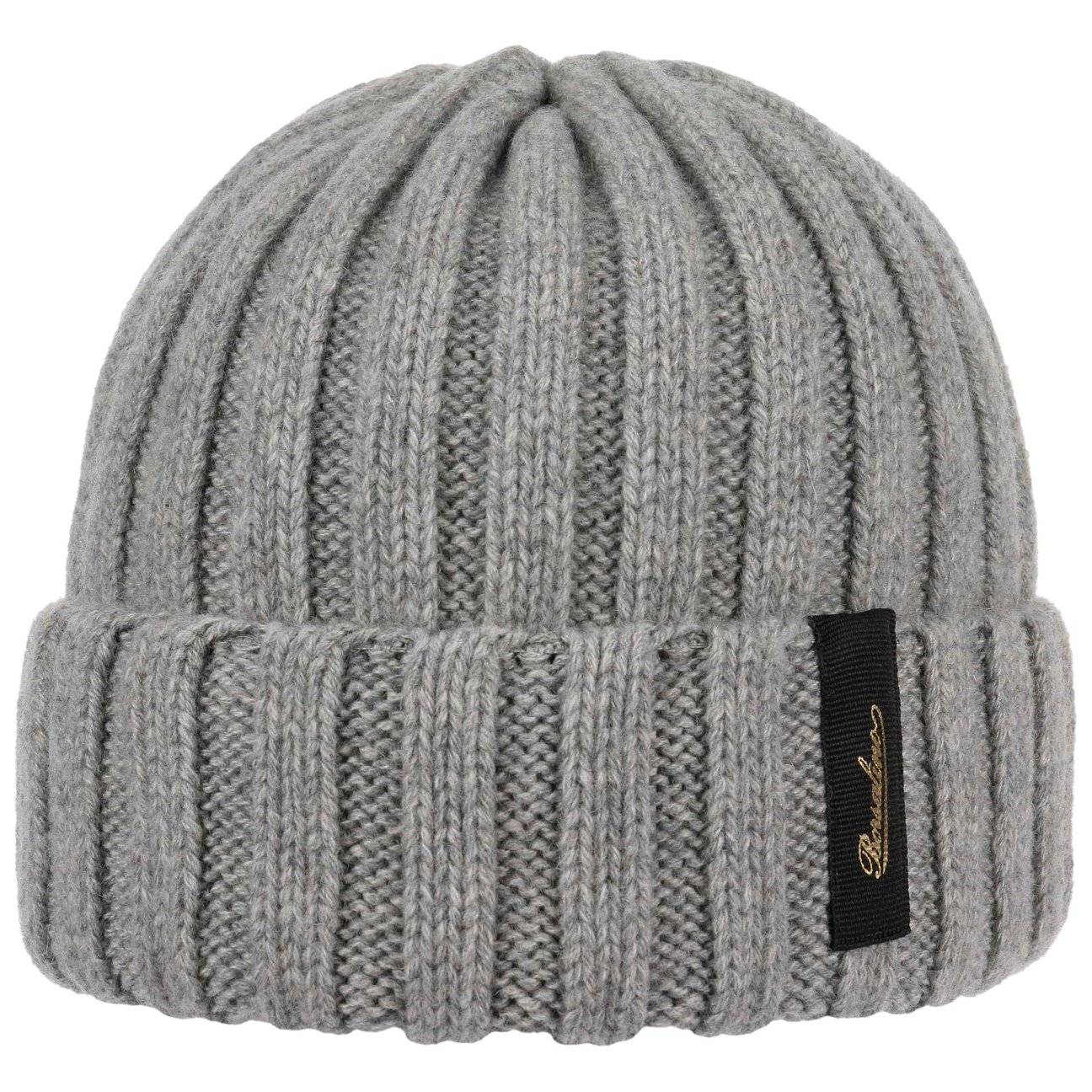 Borsalino Women's Grey Cashmere Beanie Hat By