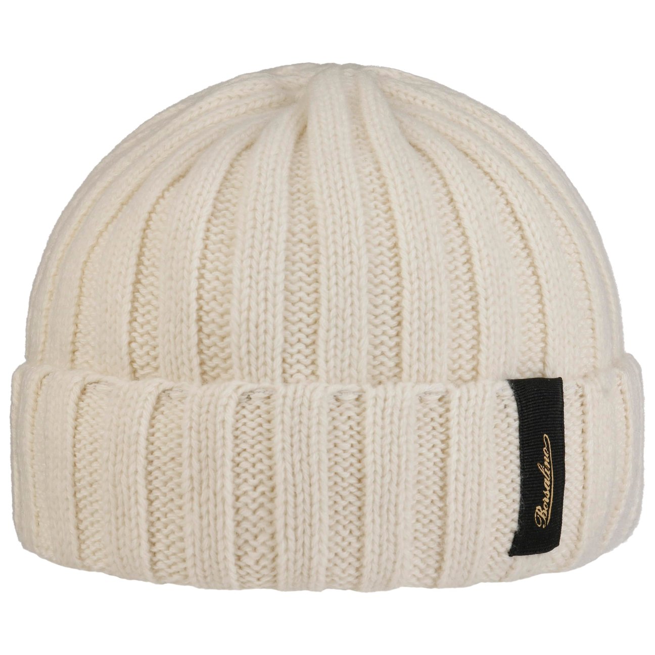 Borsalino Women's Cream White Cashmere Beanie Hat By