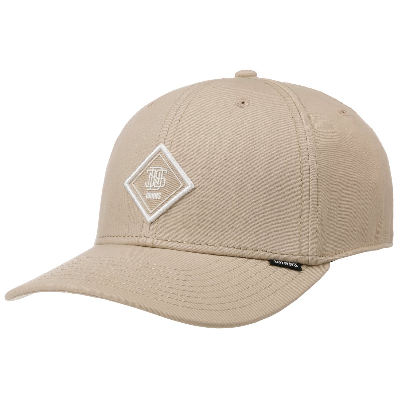Djinns Men's Khaki 6P Truefit 2.0 Brushed Twill Cap By
