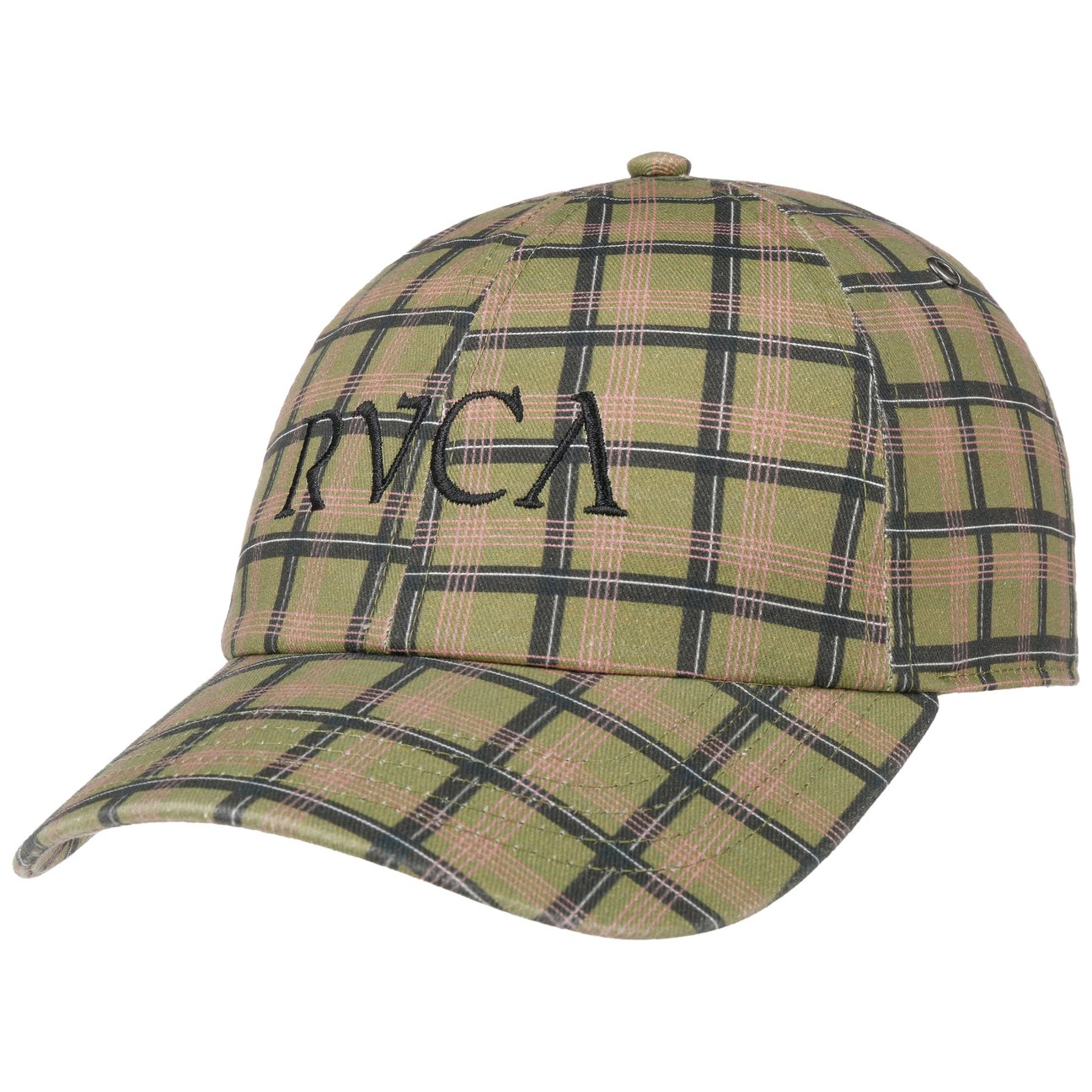 Rvca Women's Green Staple Dad Cap By