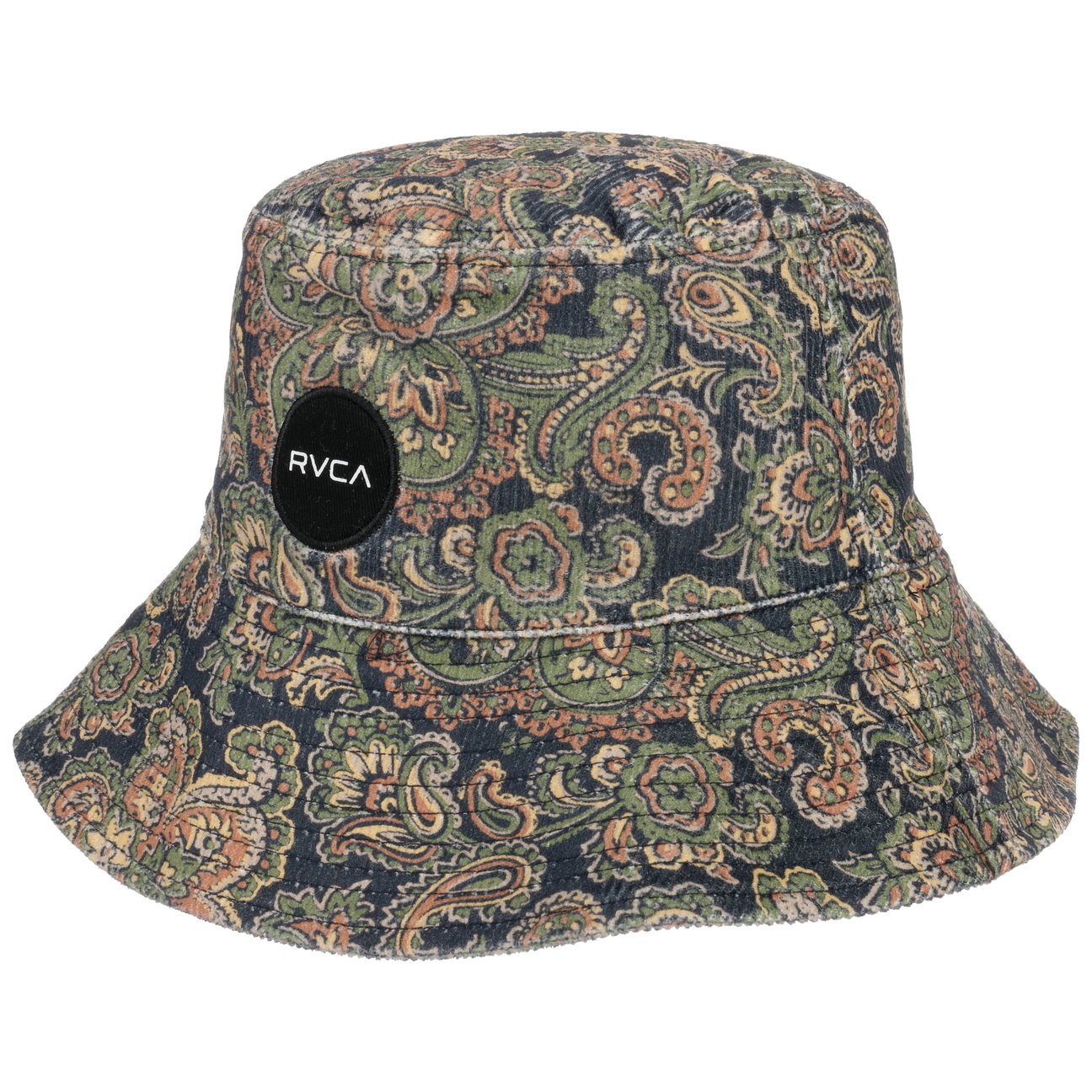 Rvca Women's Green Low Down Paisley Bucket Fishing Hat By