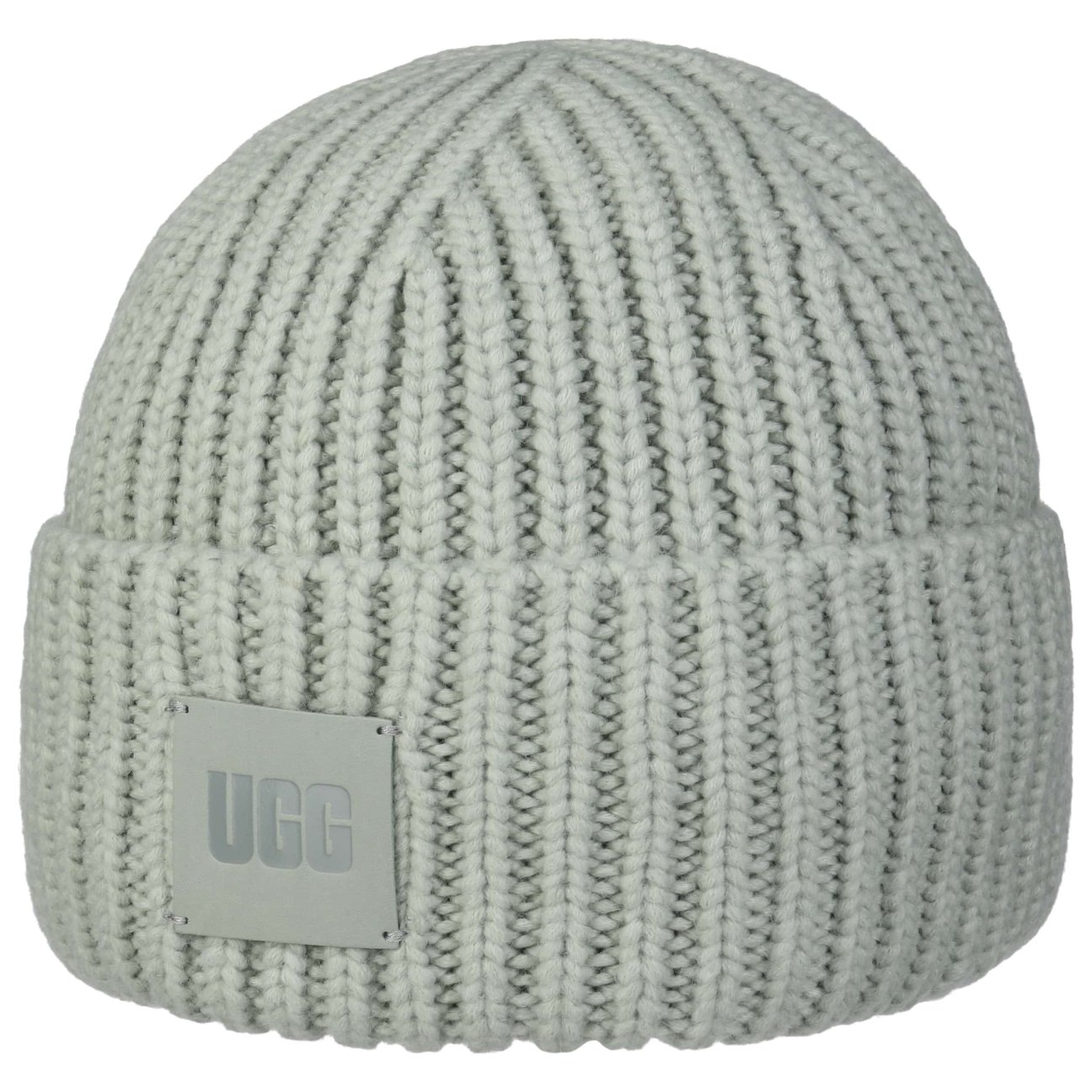 Ugg Women's Pastel Green Chunky Rib Beanie Hat By