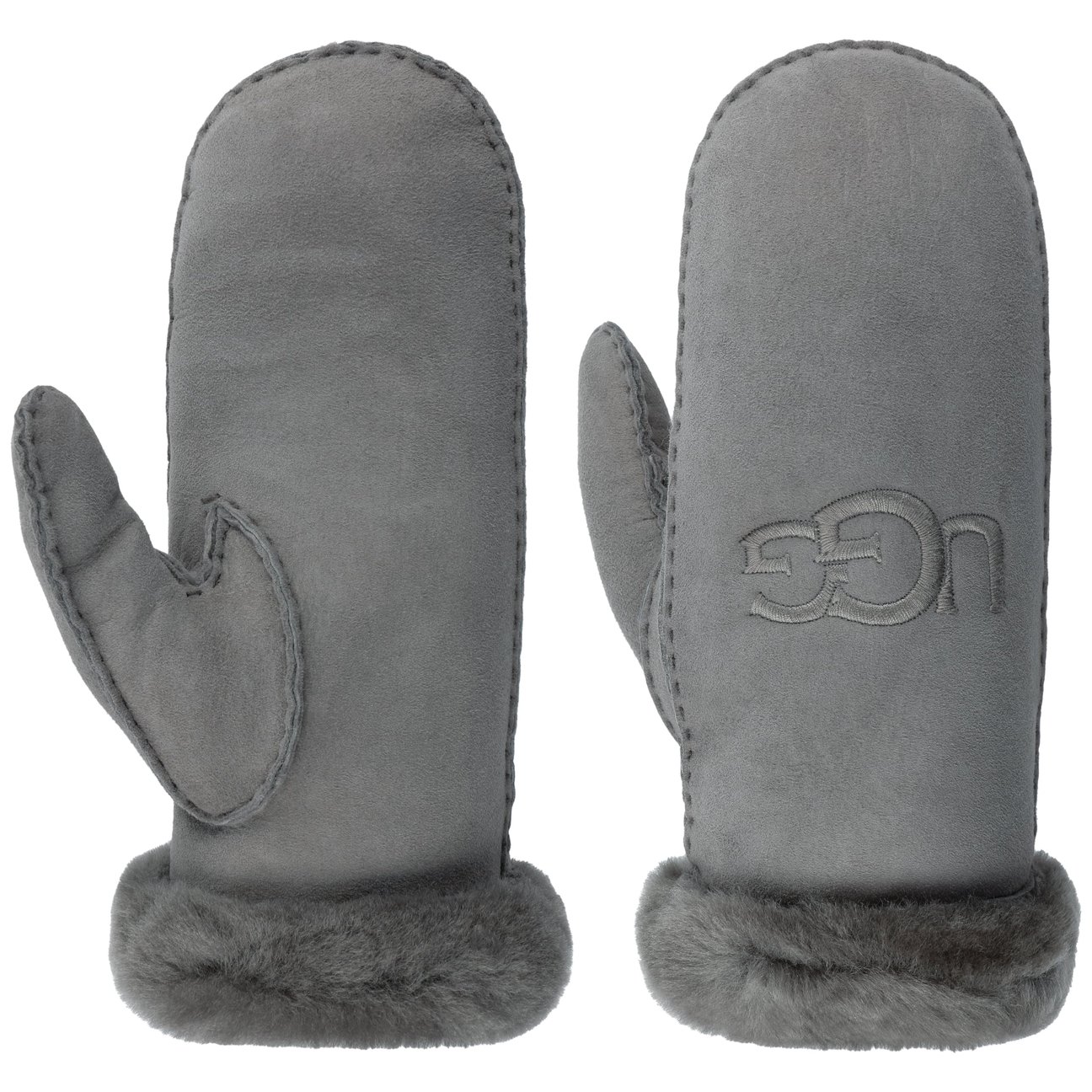 Ugg Women's Anthracite Shearling Mittens By