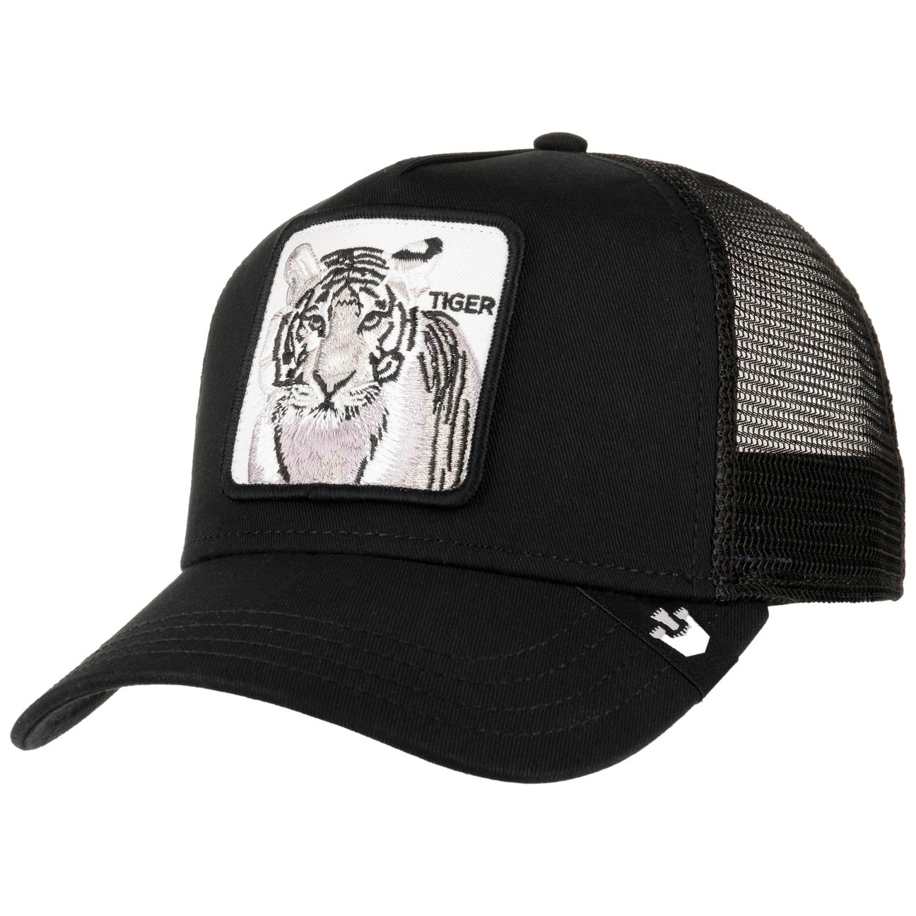 Goorin Bros. Men's Black The White Tiger Trucker Cap By
