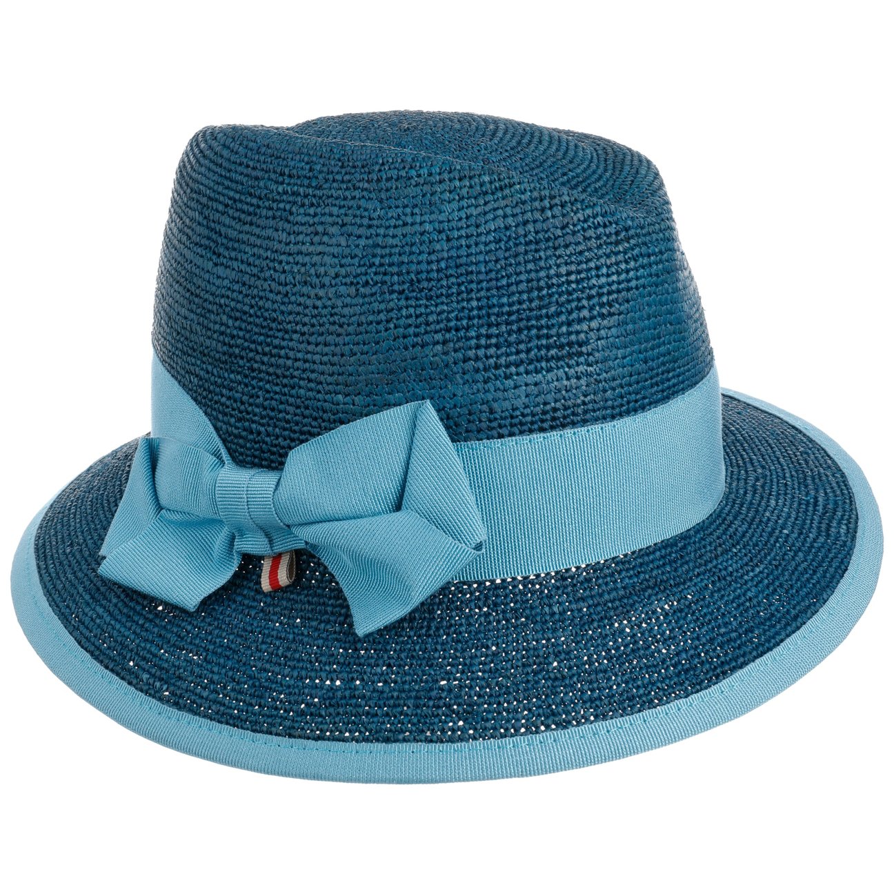 Bedacht Women's Blue Marlena Traveller Straw Hat By
