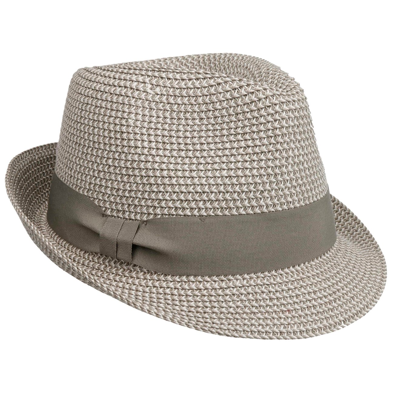 Seeberger Women's Light Olive Katalia Trilby Straw Hat By