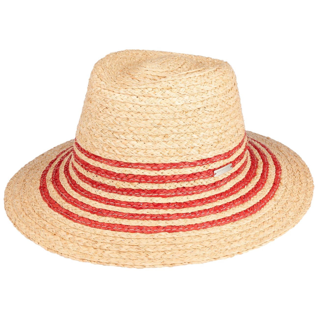 Seeberger Women's Red Melenja Straw Hat By