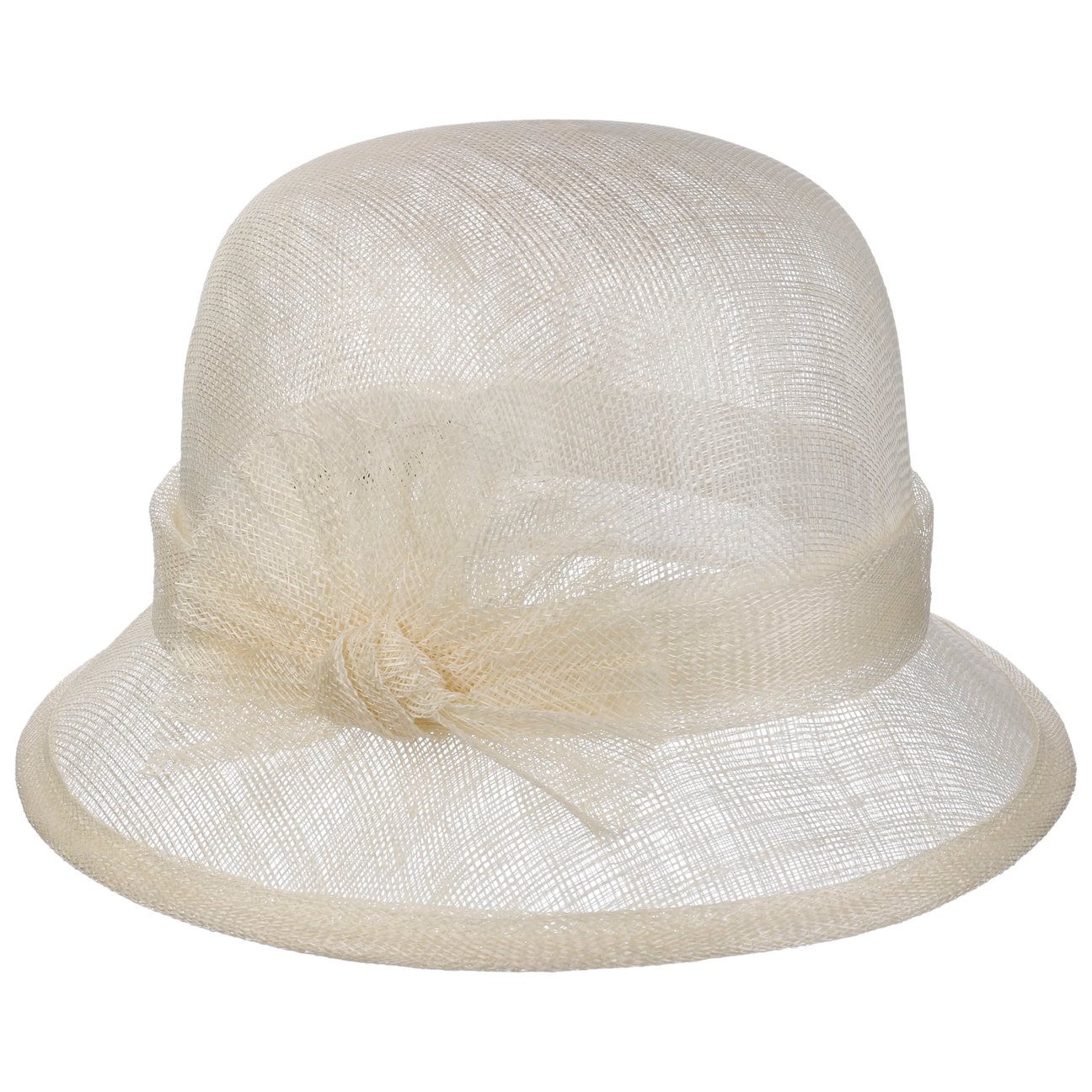 Seeberger Women's Cream White Valeska Sinamay Straw Hat By