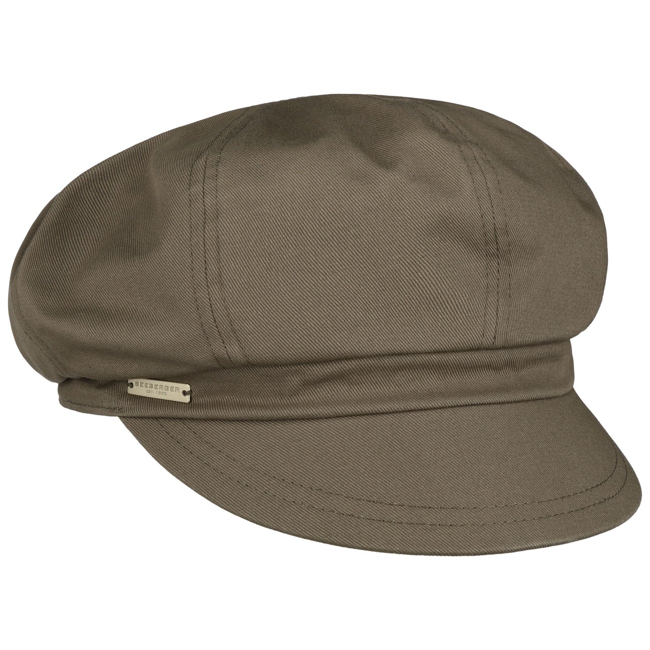 Seeberger Unisex Kids Khaki Azalee Newsboy Cap By