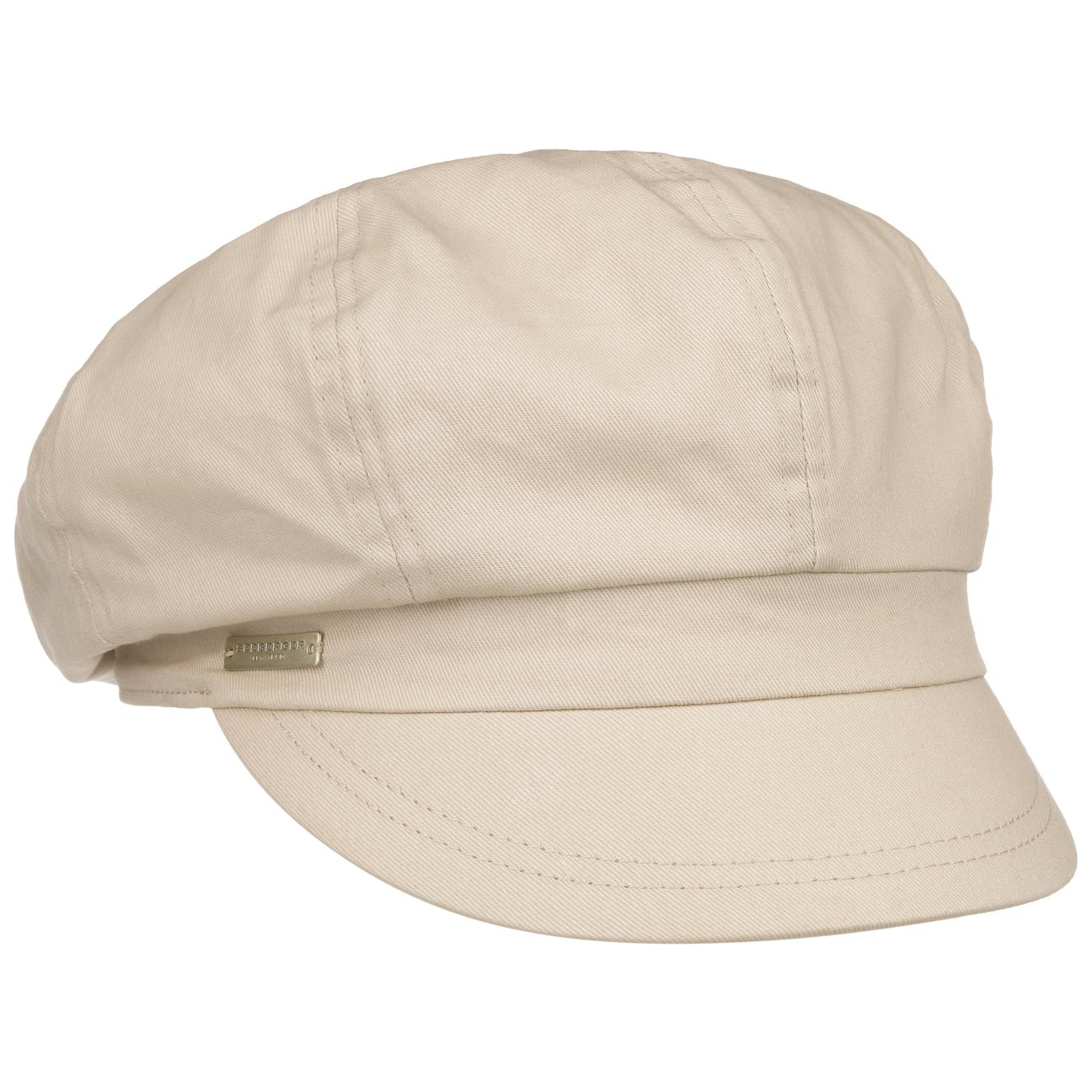 Seeberger Unisex Kids Beige Azalee Newsboy Cap By