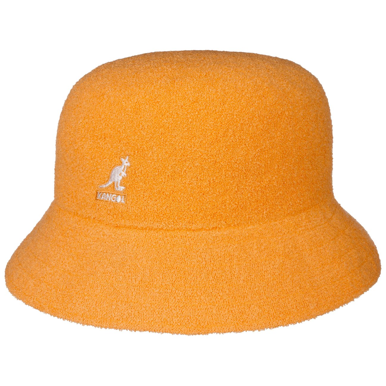 Kangol Men's Pastel Yellow Terrycloth Bermuda Bucket Cloth Hat By