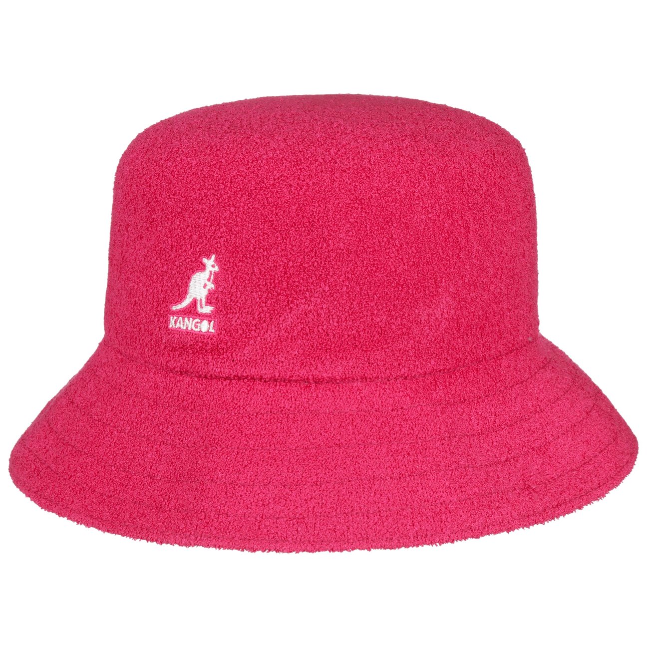 Kangol Men's Pink Terrycloth Bermuda Bucket Cloth Hat By