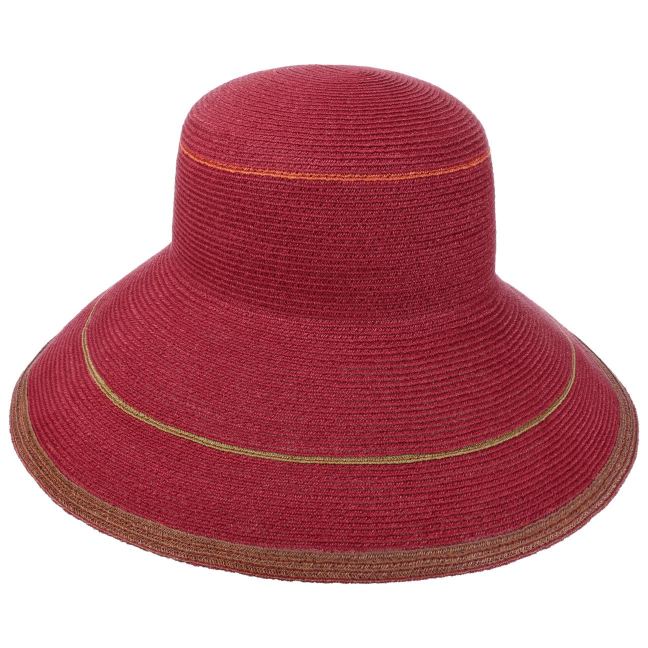 Mayser Women's Bordeaux Alba Stripes Hemp Hat By