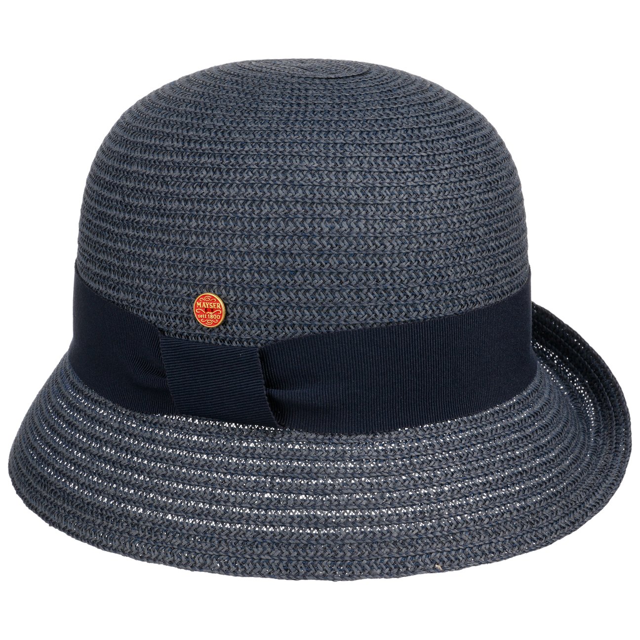 Mayser Women's Navy Nanni Paperbraid Straw Hat By