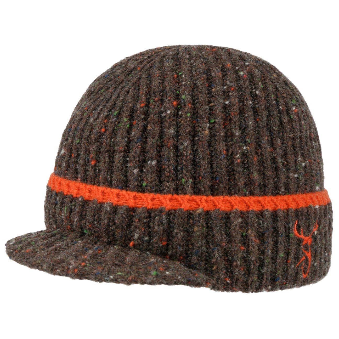 Stetson Women's Brown Deer Beanie Hat With Peak By