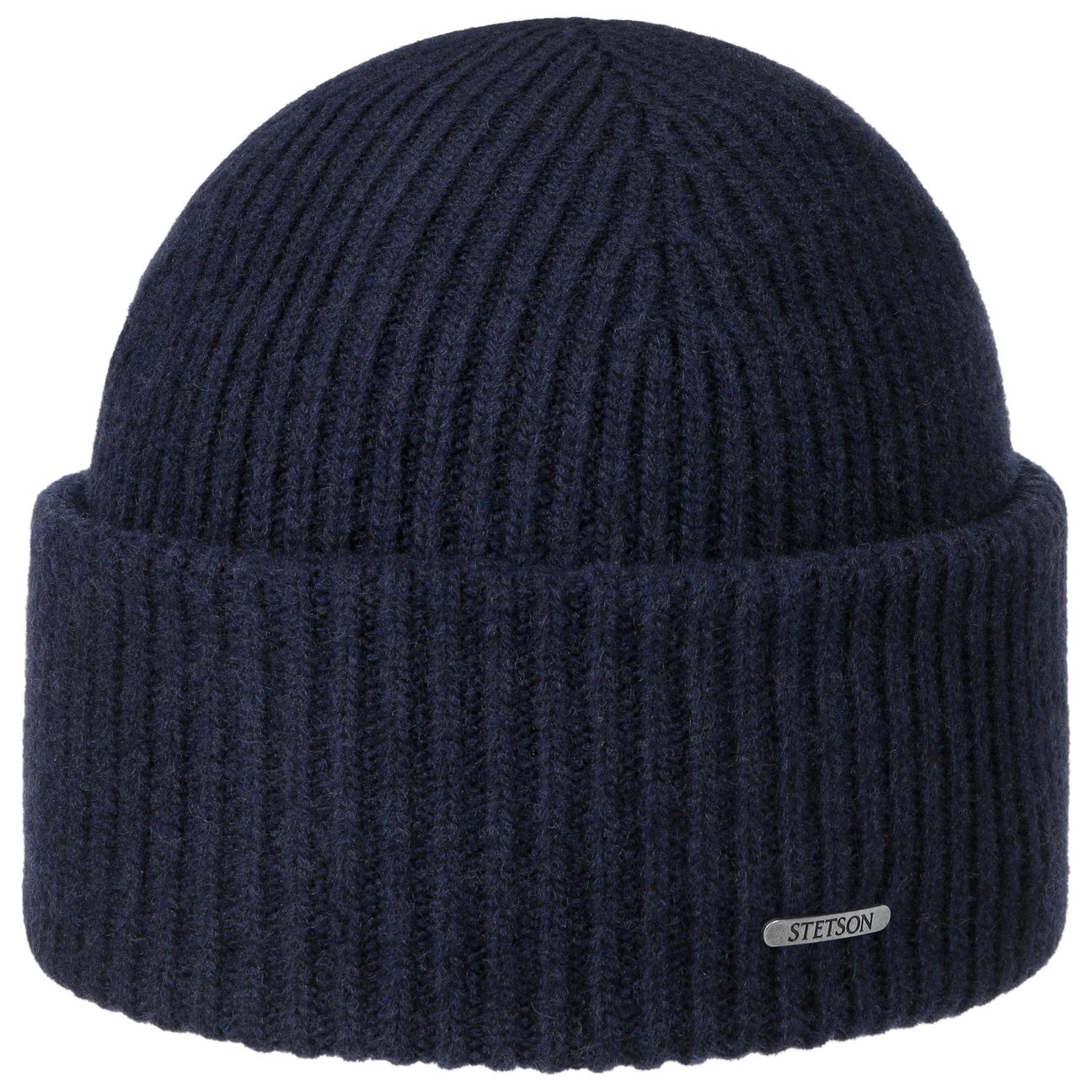 Stetson Women's Navy Classic Uni Wool Beanie Hat By