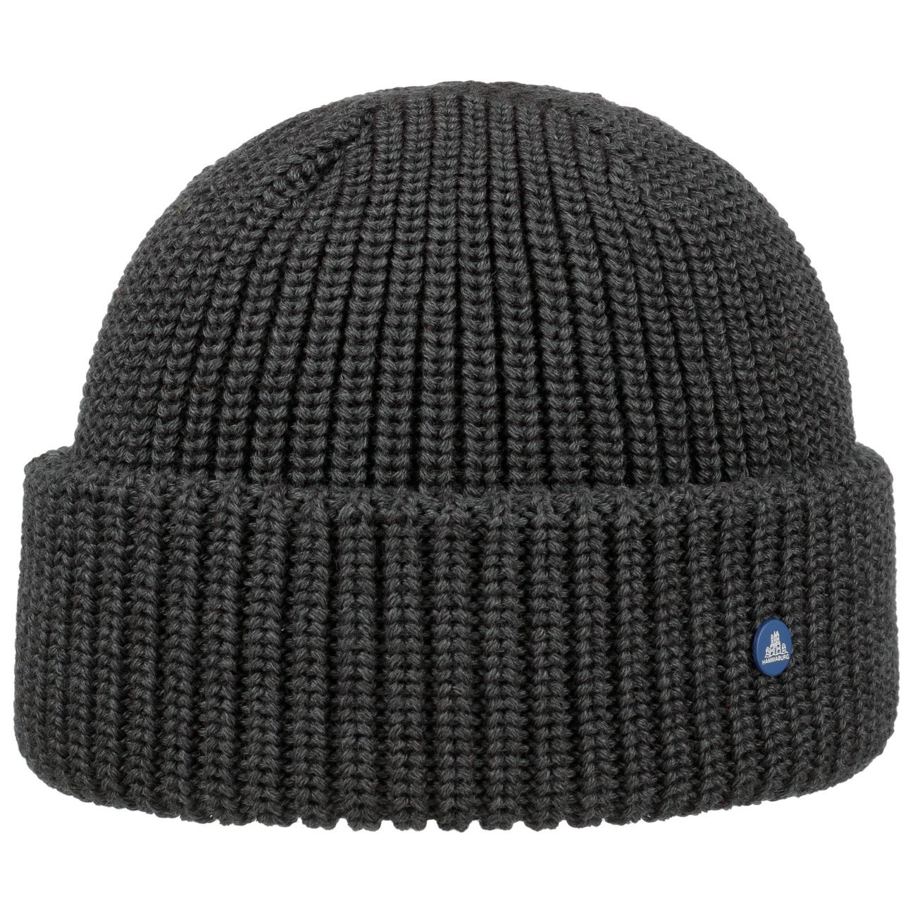 Hammaburg Women's Anthracite Beanie Hat With Cuff By