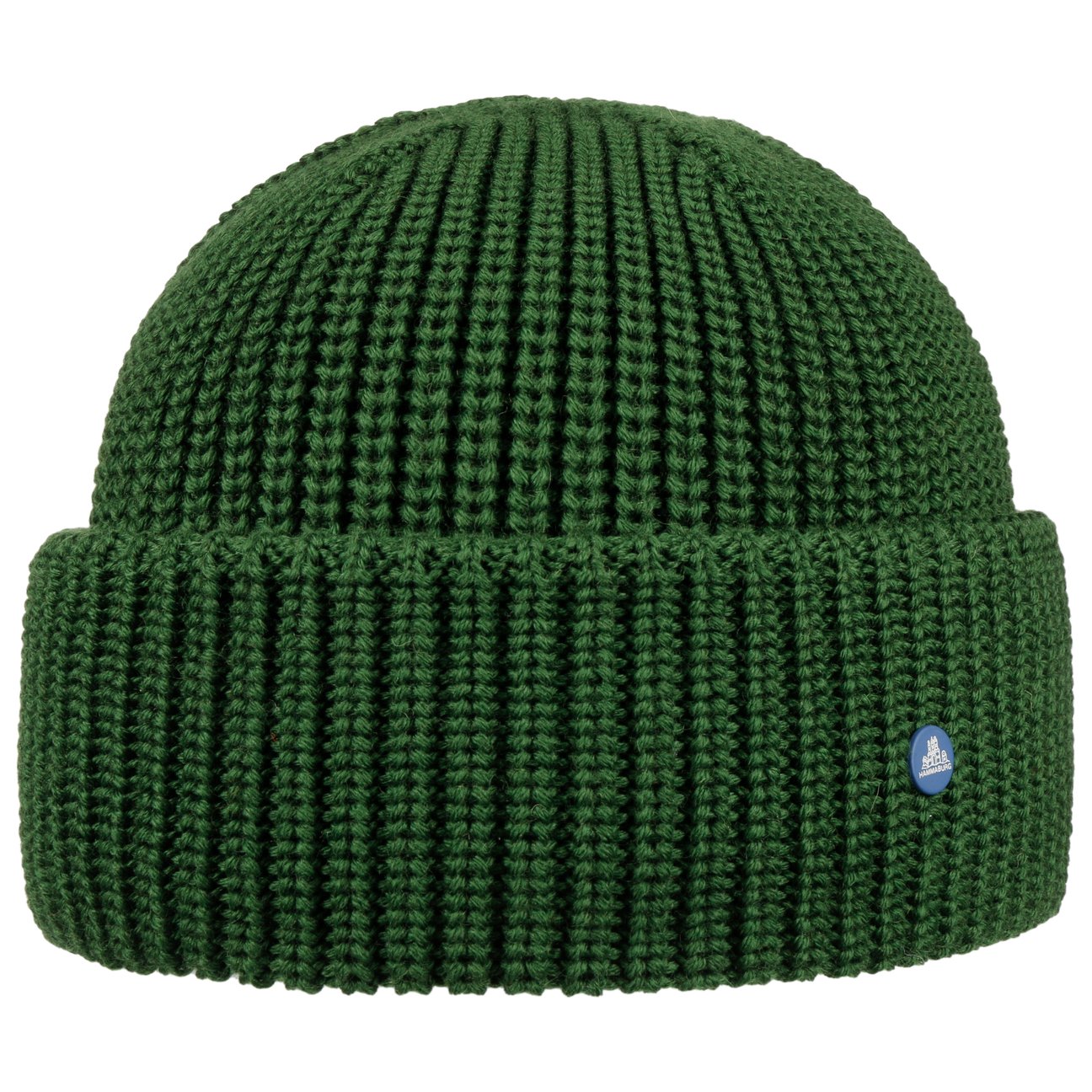 Hammaburg Women's Green Beanie Hat With Cuff By