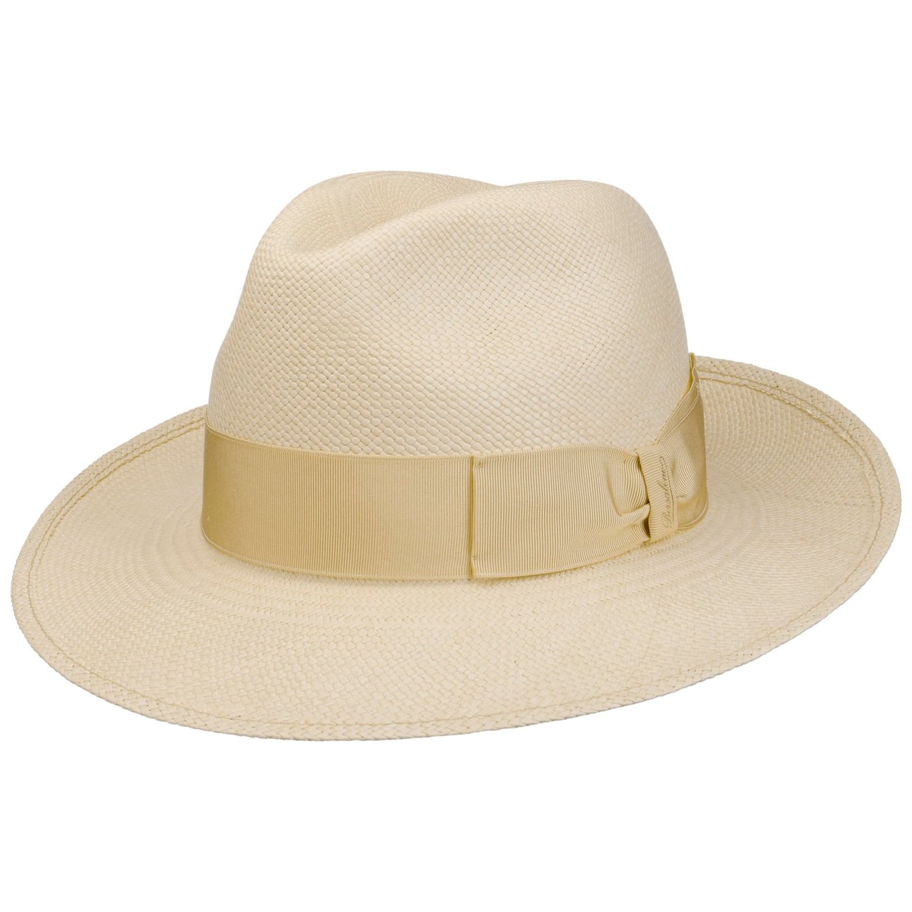 Borsalino Nature-Beige Amedeo Bogart Panama Hat By