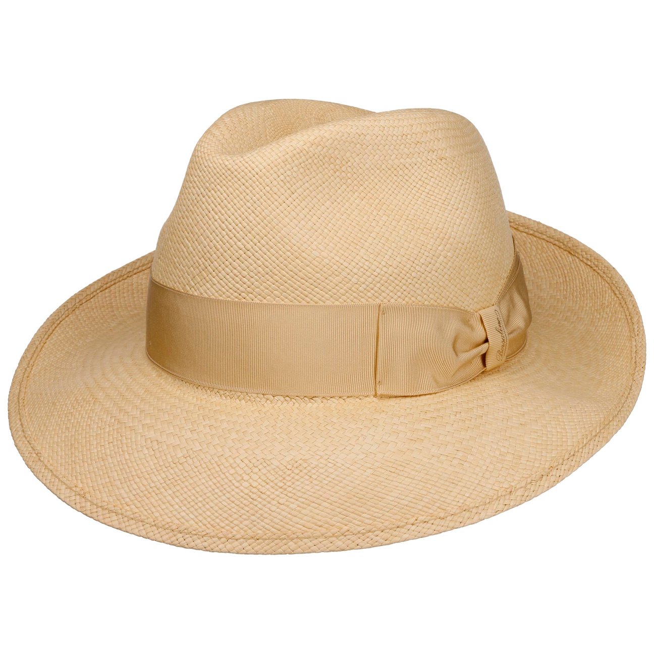 Borsalino Men's Nature Big Brim Fedora Straw Hat By