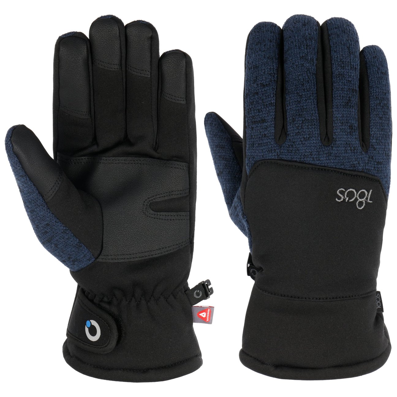 180S Navy Aztec Alltouch Gloves By
