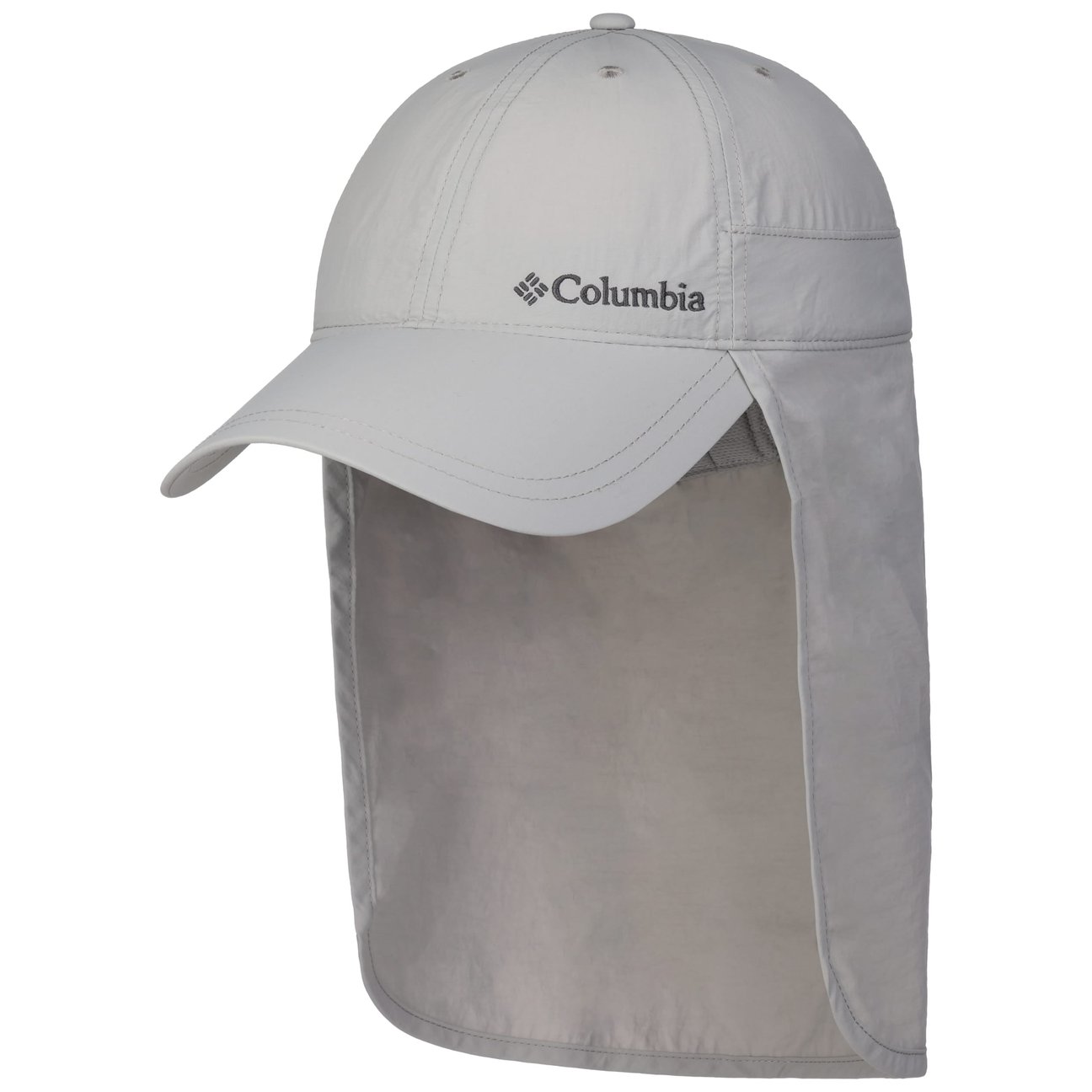 Columbia Women's Grey Schooner Cap With Neck Protection By