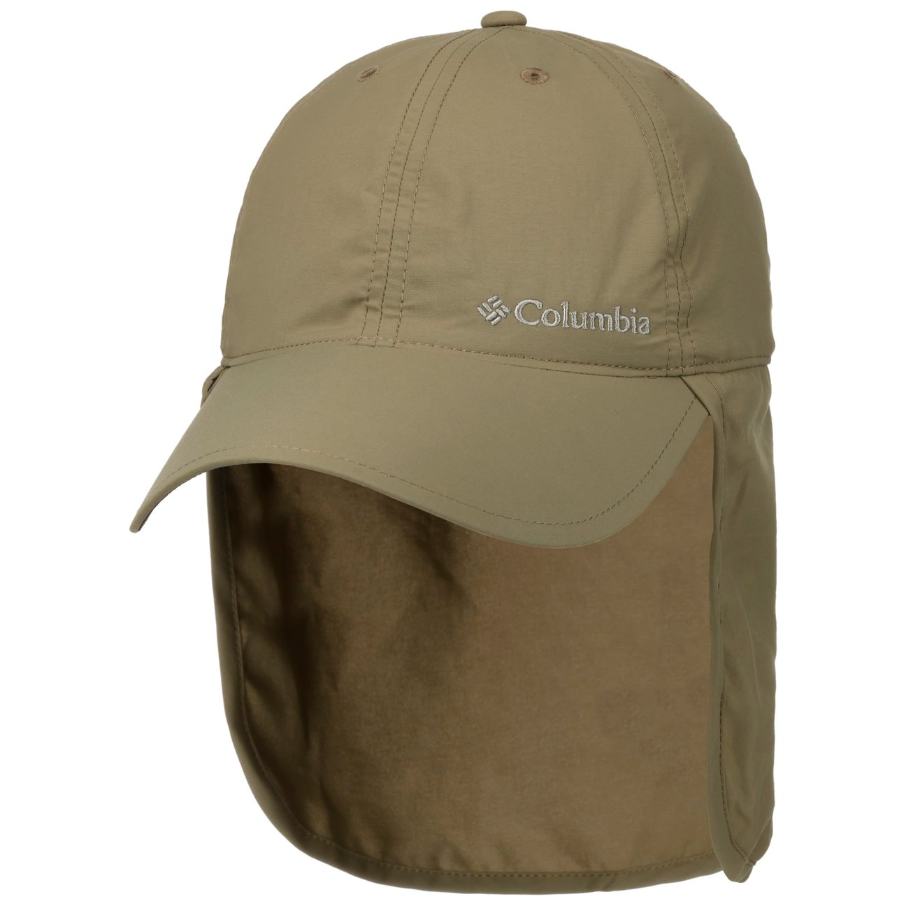 Columbia Women's Olive Schooner Cap With Neck Protection By