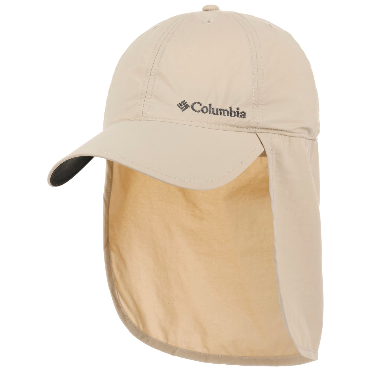 Columbia Women's Beige Schooner Cap With Neck Protection By