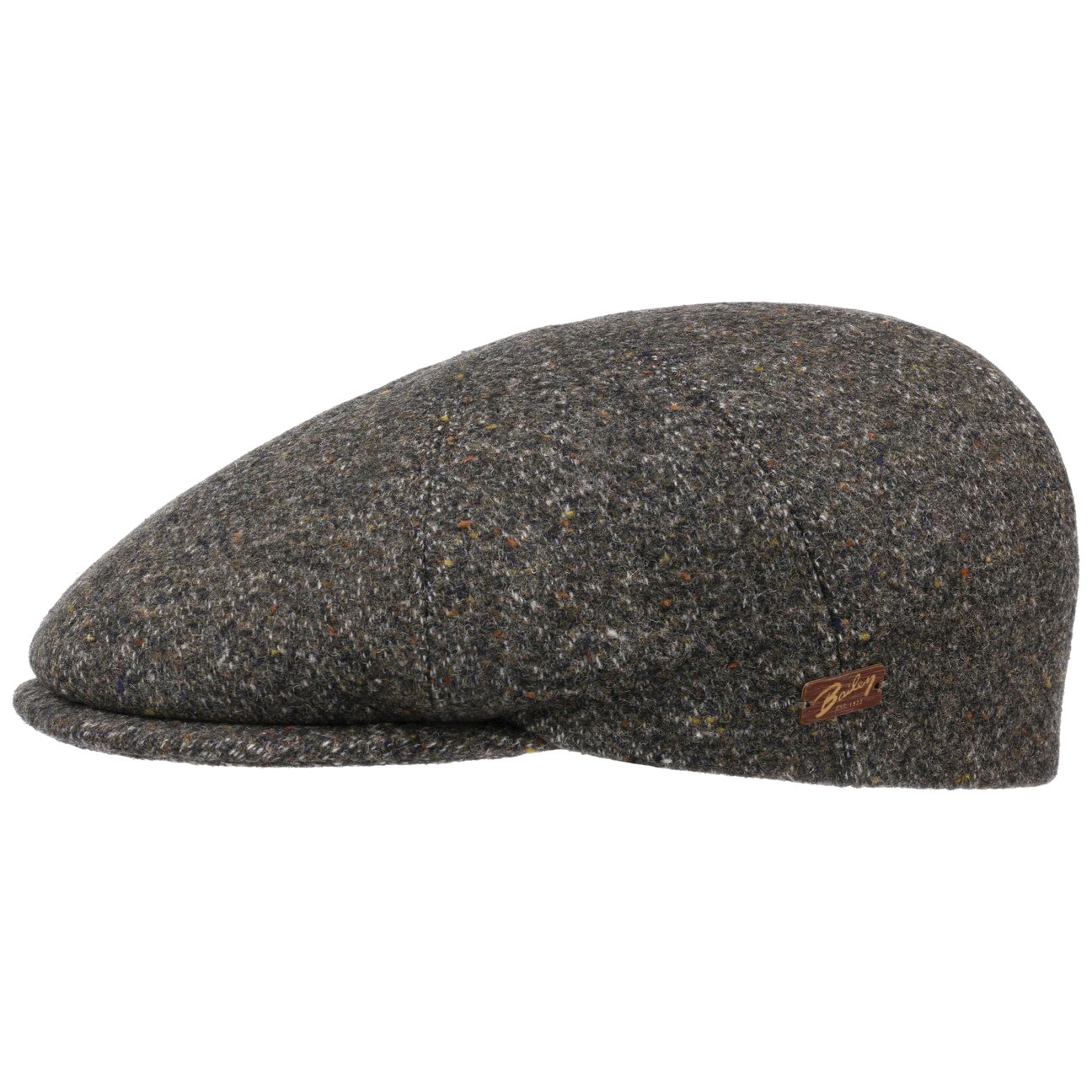 Bailey 1922 Men's Anthracite Purdy Flat Cap By