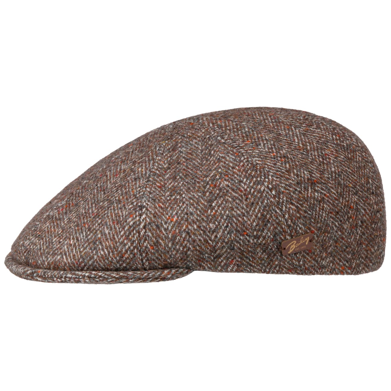 Bailey 1922 Men's Dark Beige Purdy Flat Cap By
