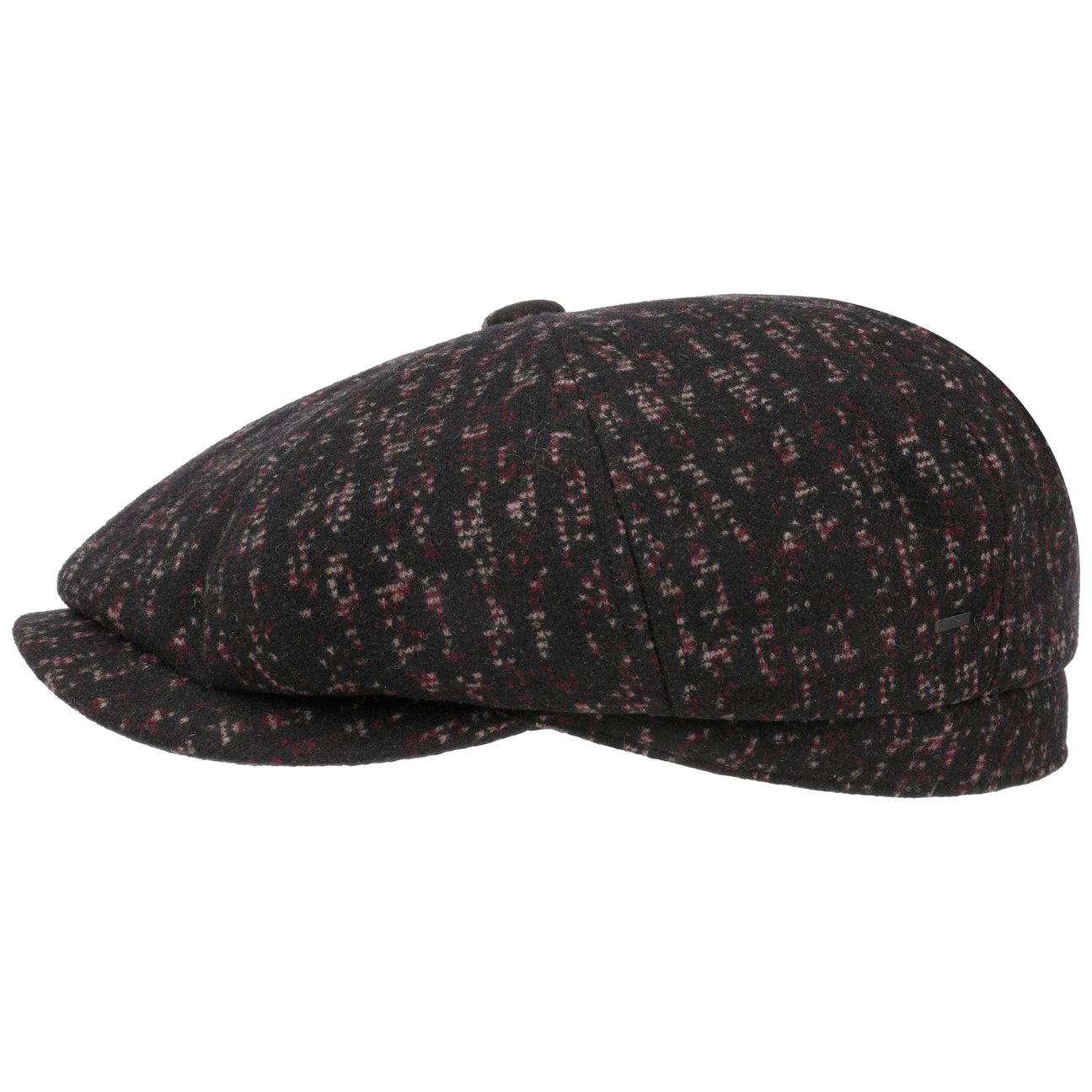 Bailey 1922 Black Oslert Flat Cap By