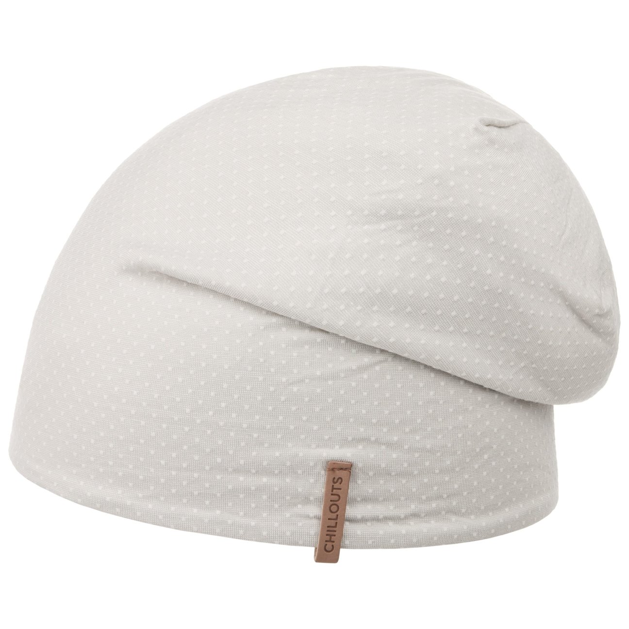 Chillouts Men's Light Grey Geneva Cotton Beanie Hat By