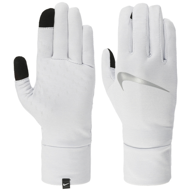 white nike leather gloves
