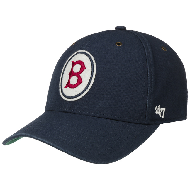 MLB Vintage Boston Red Sox Fly Out '47 Midfield Cap Gray - Burned