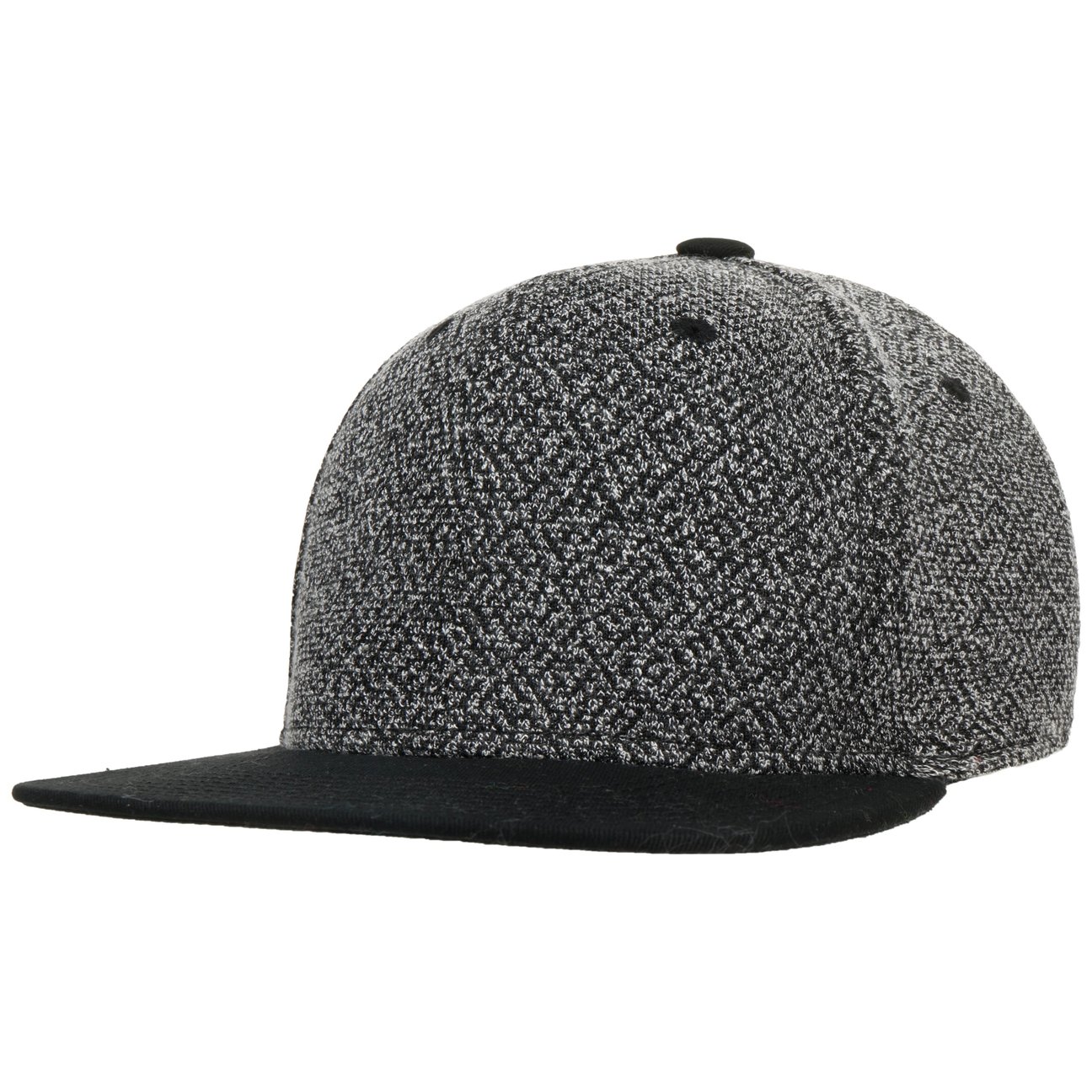 Hatshopping.co.uk Women's Anthracite-Mottled Mélange Flat Brim Cap