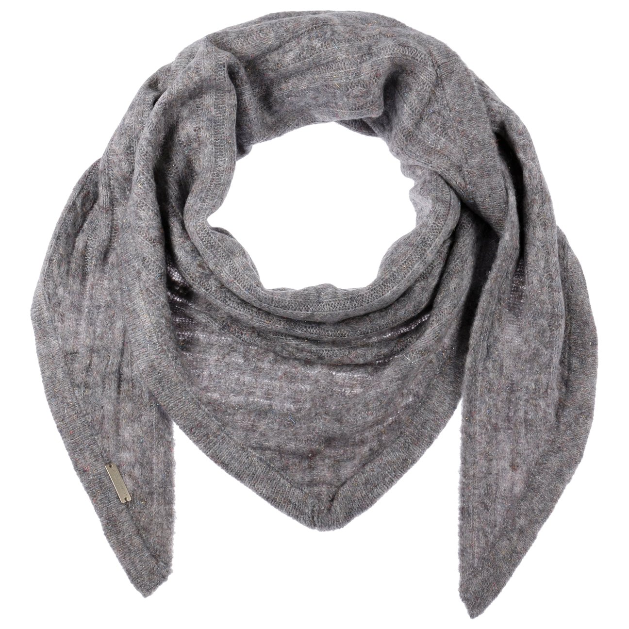 Seeberger Women's Grey Mevoja Triangular Scarf By