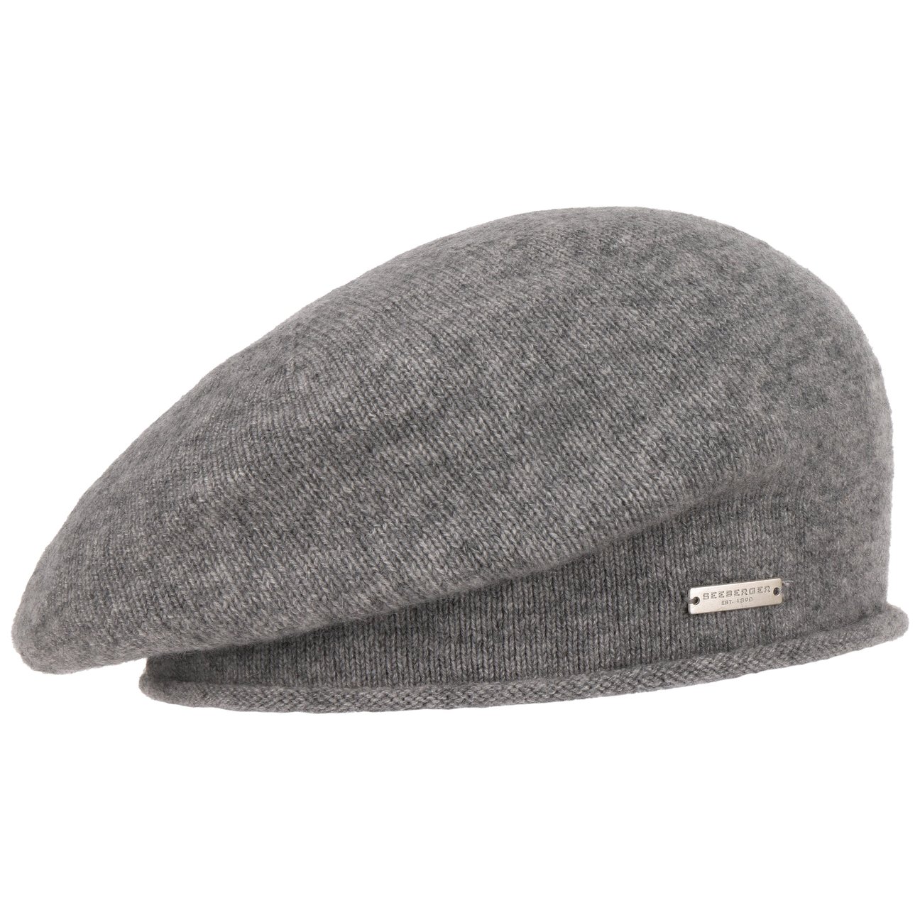 Seeberger Women's Grey Lasuna Cashmere Beret By