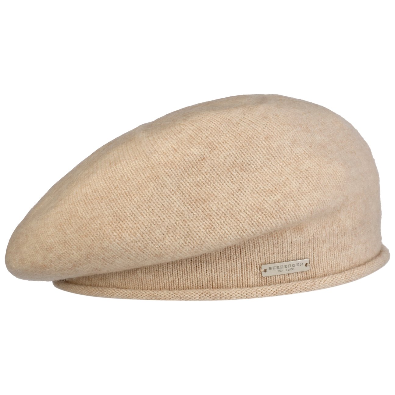 Seeberger Women's Beige Lasuna Cashmere Beret By