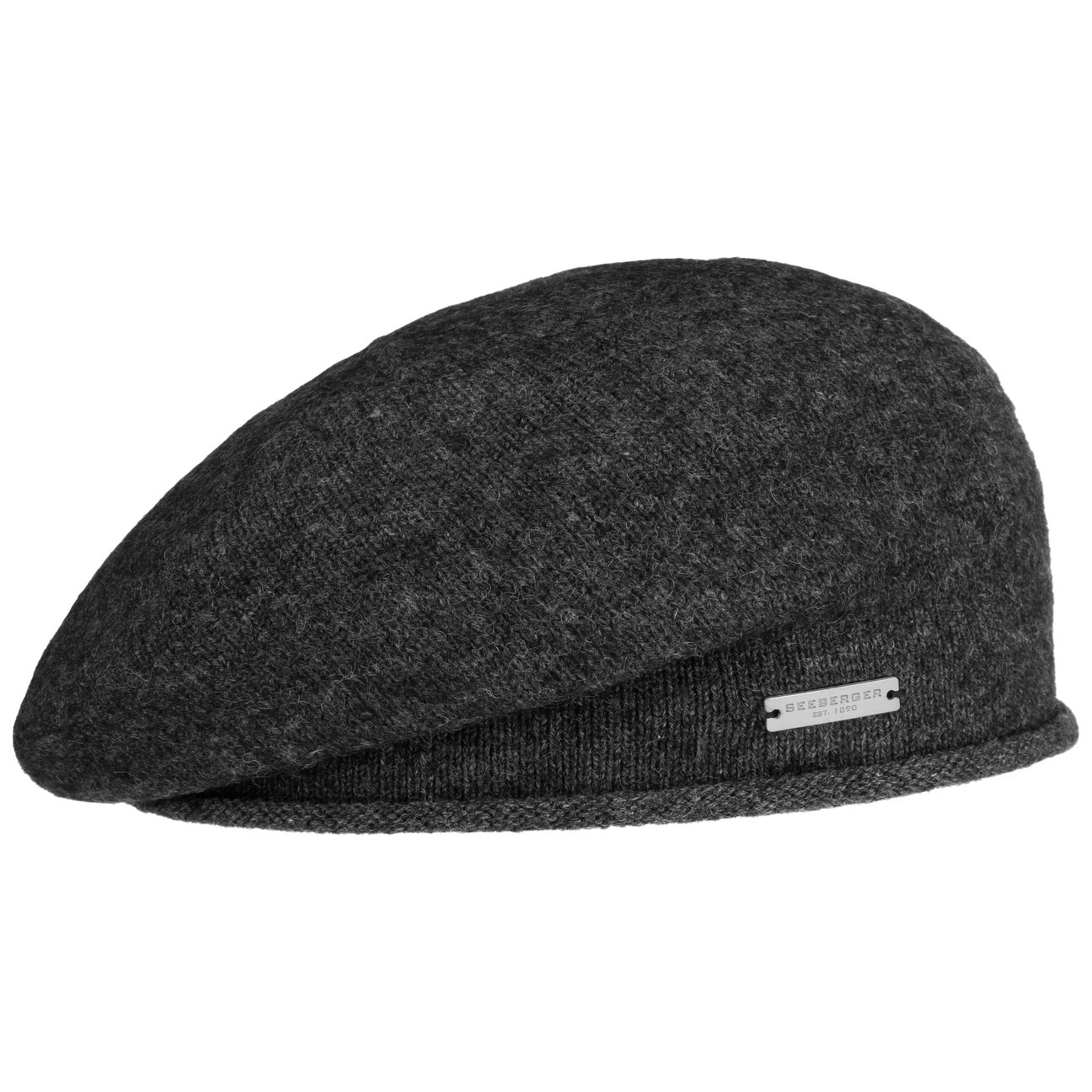 Seeberger Women's Anthracite Lasuna Cashmere Beret By