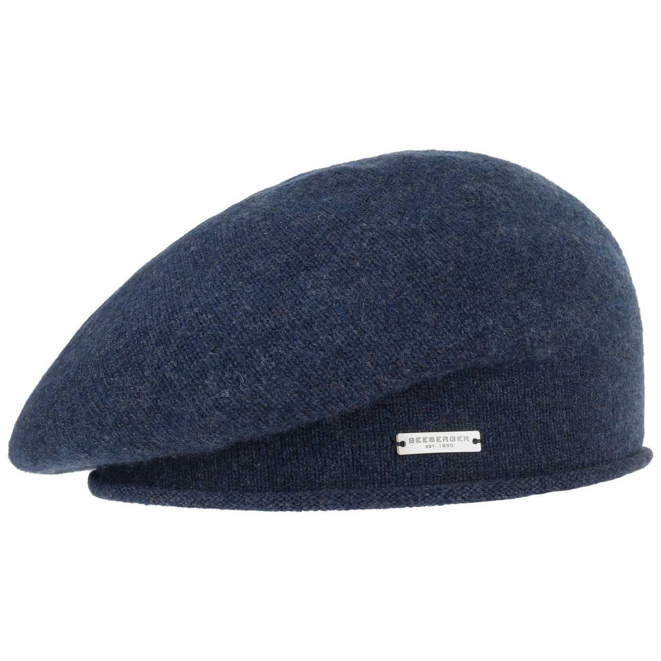 Seeberger Women's Navy Lasuna Cashmere Beret By