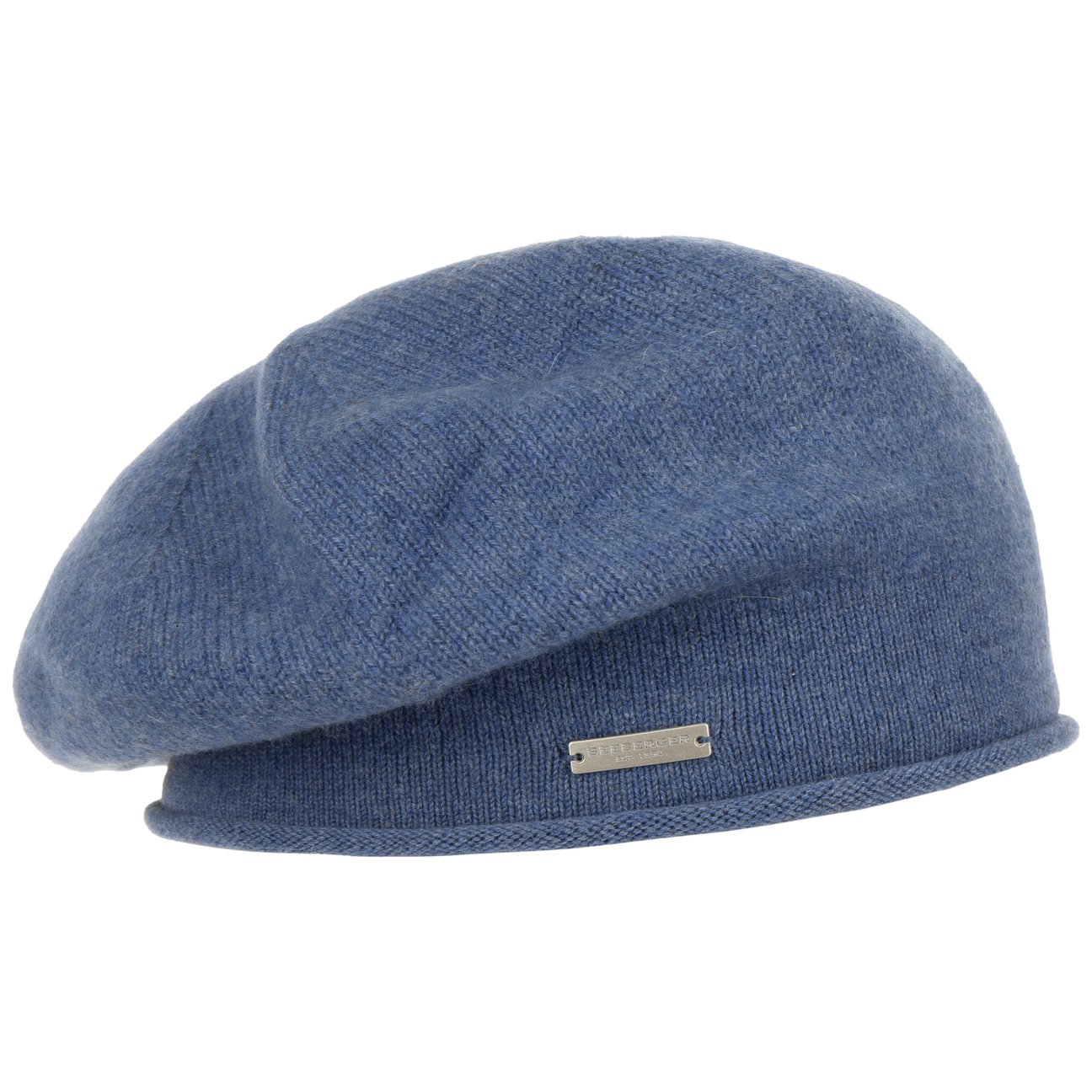 Seeberger Women's Blue Lasuna Cashmere Beret By