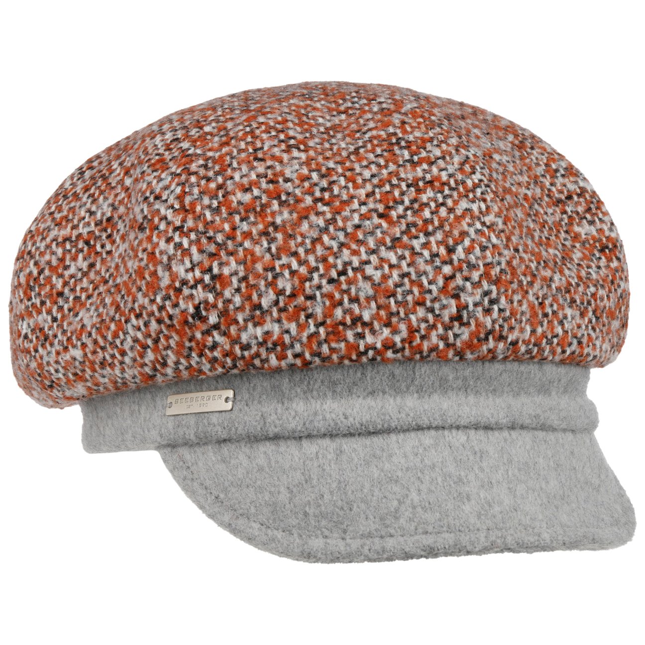 Seeberger Women's Rust Ramonetta Newsboy Cap By