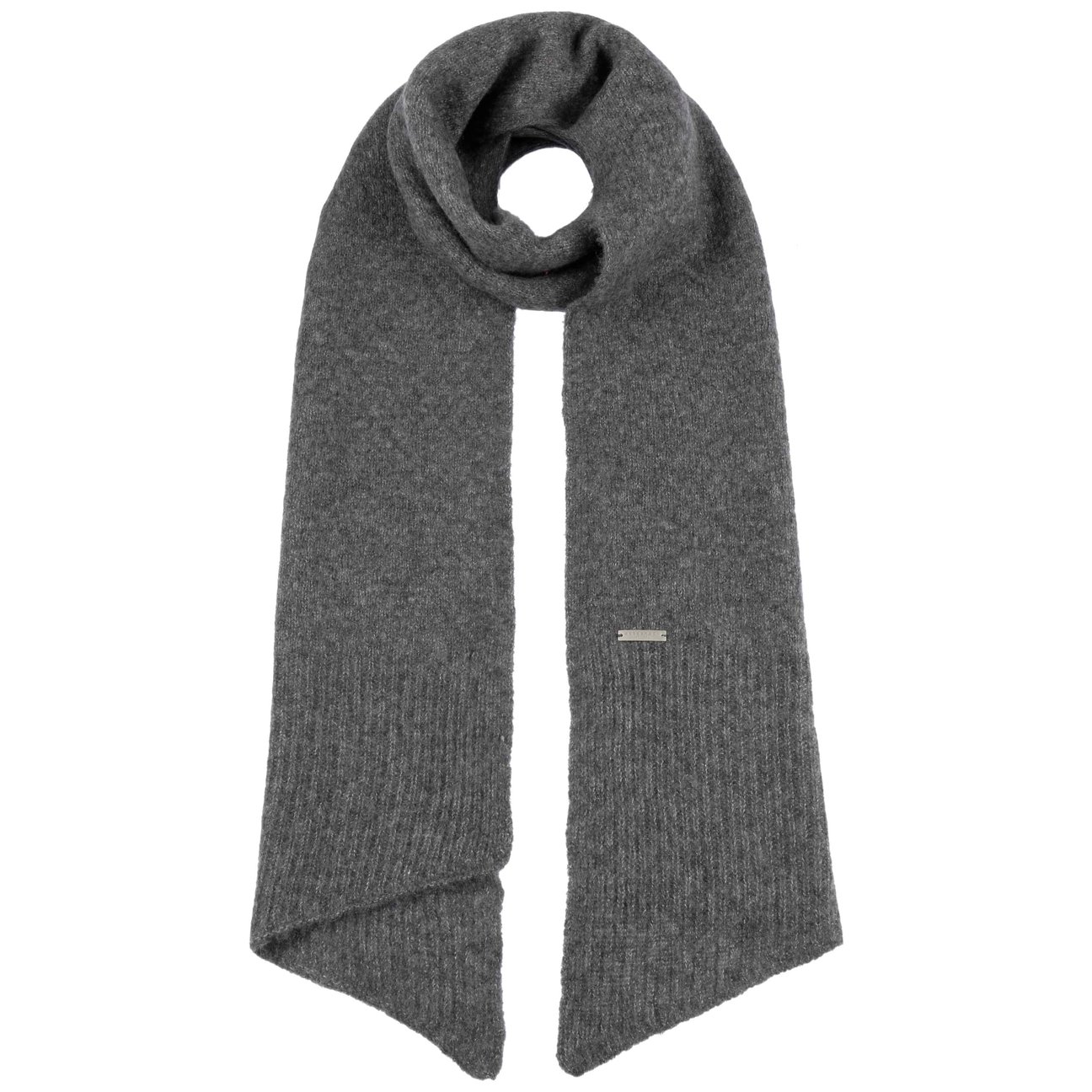 Seeberger Women's Anthracite Cashmere Scarf With Silk By