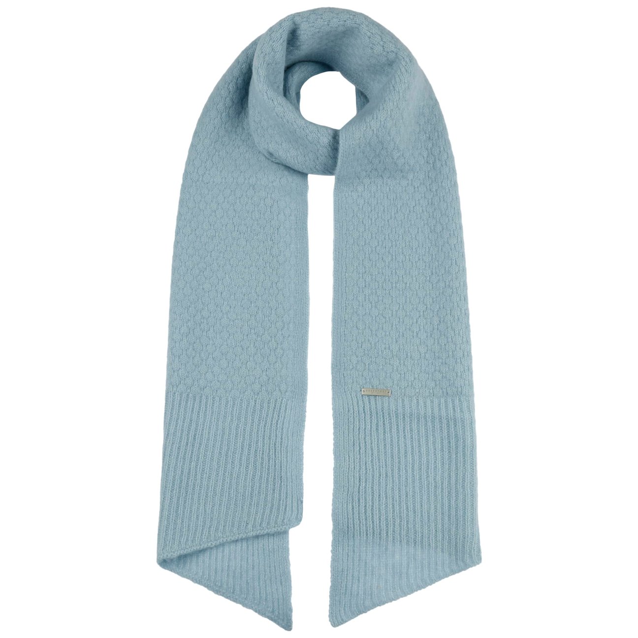 Seeberger Women's Light Blue Cashmere Scarf With Silk By