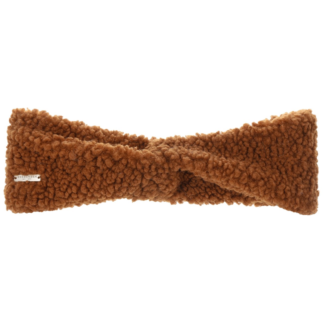 Seeberger Women's Brown Teddy Fur Headband By